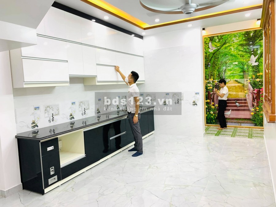 Nhà đẹp tại Thiên Lôi, Lê Chân 4 tầng 75m2 giá 4,26 tỷ Nhà xây mới, thiết kế đẹp