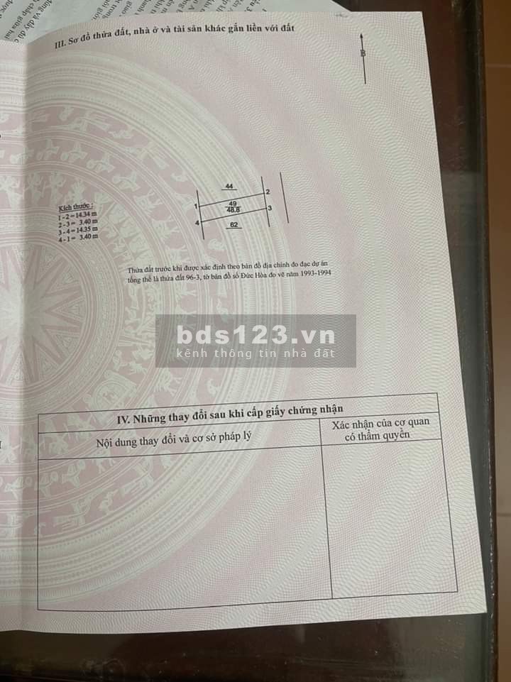Bán mảnh đất Tổ 20 Thượng Thanh, 48.8m2, ngõ rộng 2.5m, ô tô đỗ, giá 2.55 tỷ