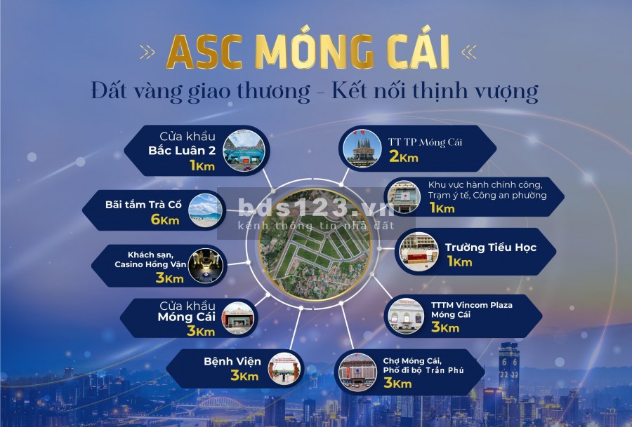 Chính chủ bán lô đất nền dự án ASC Móng Cái, nằm ngay nút giao trục cao tốc Vân Đồn Móng Cái