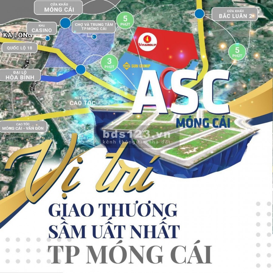Đất nền đầu tư siêu lời ngay Trung tâm Thành phố Móng Cái, giá 25 triệu/m2