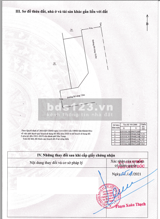 Bán lô góc khu đô thị Mỹ Gia, đối diện UBND Vĩnh Thái, Nha Trang