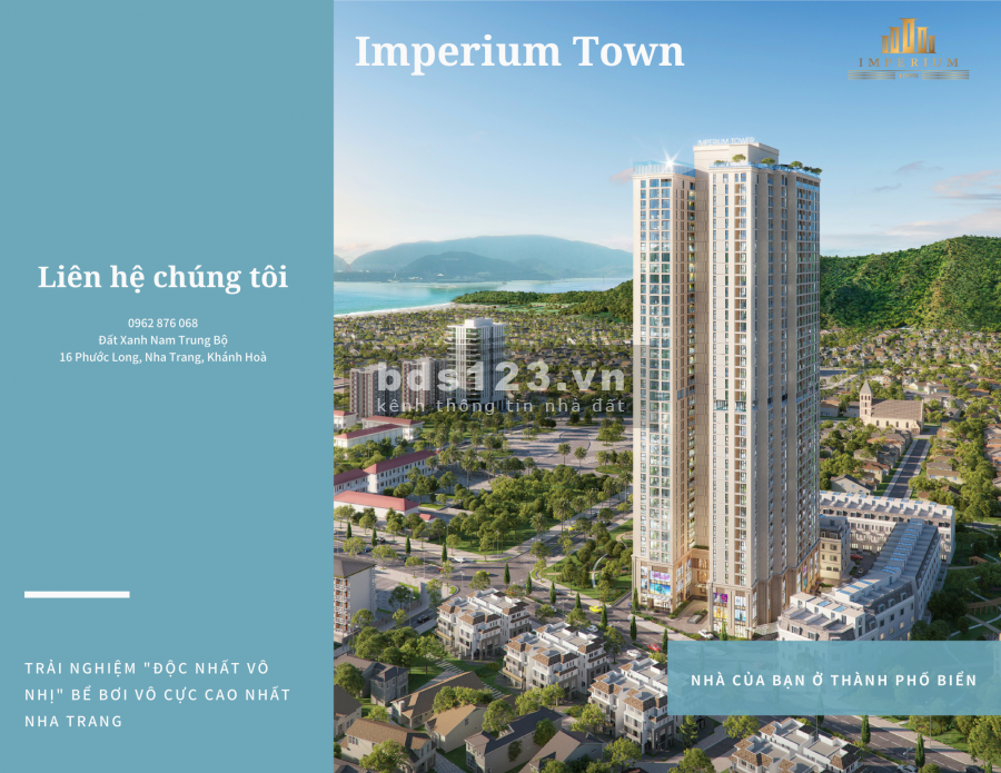 Tiềm năng không giới hạn của dự án Imperium Town Nha Trang, lh 0962876068