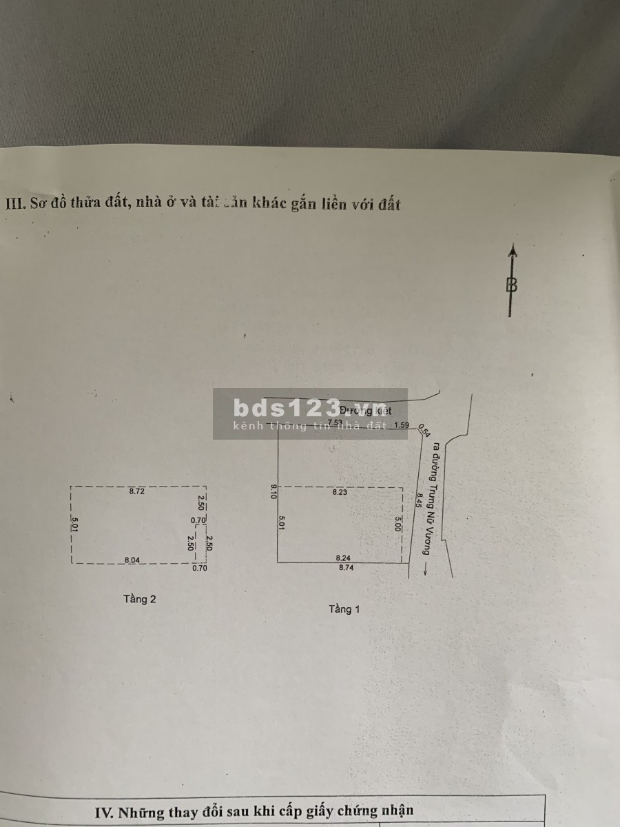 Bán nhà xinh 2 tầng 2 mặt kiệt, đường Trưng Nữ Vương, Hòa Thuận Đông, Hải Châu, Đà Nẵng.