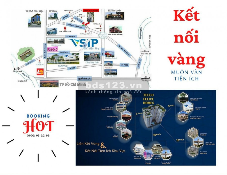 Khi mua BĐS cần biết : Vị trí, giá bán và chủ đầu tư Tecco Felice Home đáp ứng đủ các yếu tố đấy