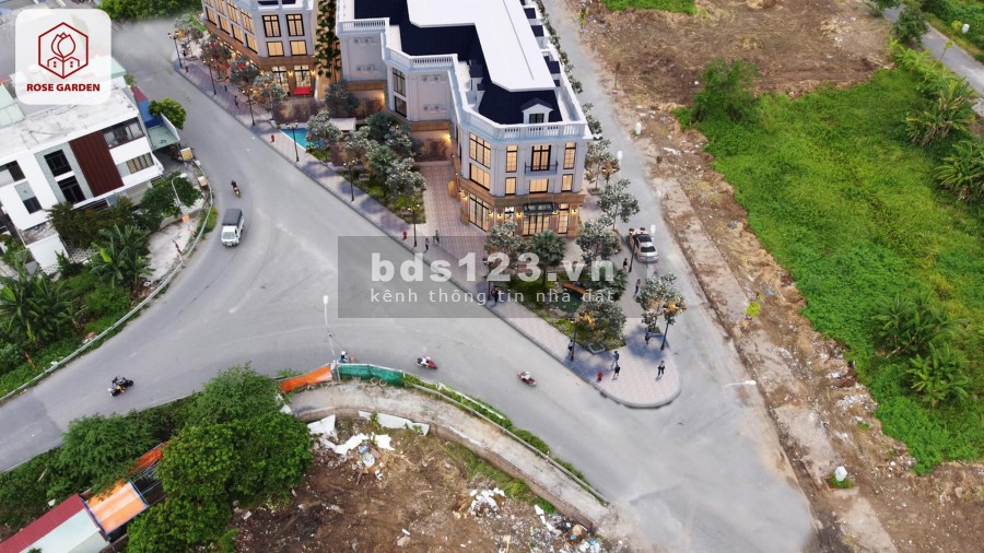 Bán lô đất xây biệt thự 2 mặt tiền giá rẻ nhất tại Vườn Hồng Đằng Hải Hải An Hải Phòng LH 0899.262.988