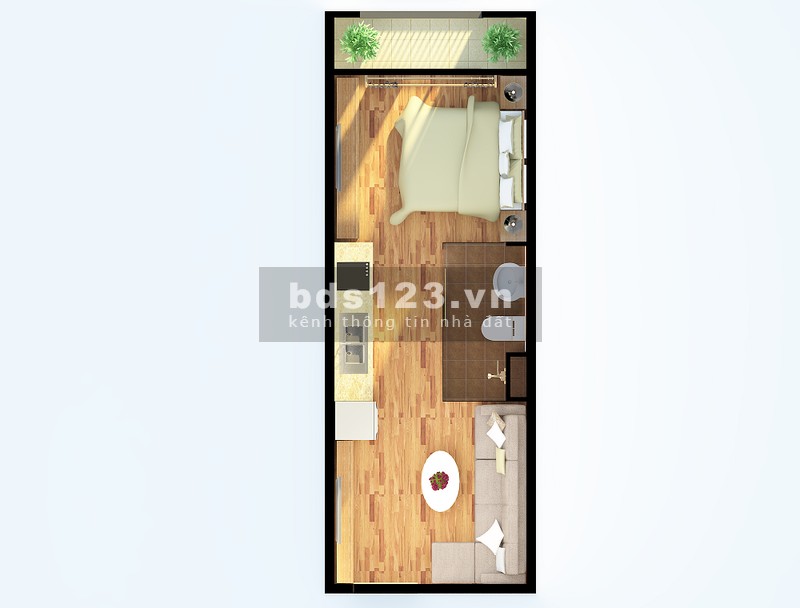 Chỉ với 225 triệu sở hữu ngay căn hộ view công viên tại tầng 6 chung cư VIglacera Yên Phong