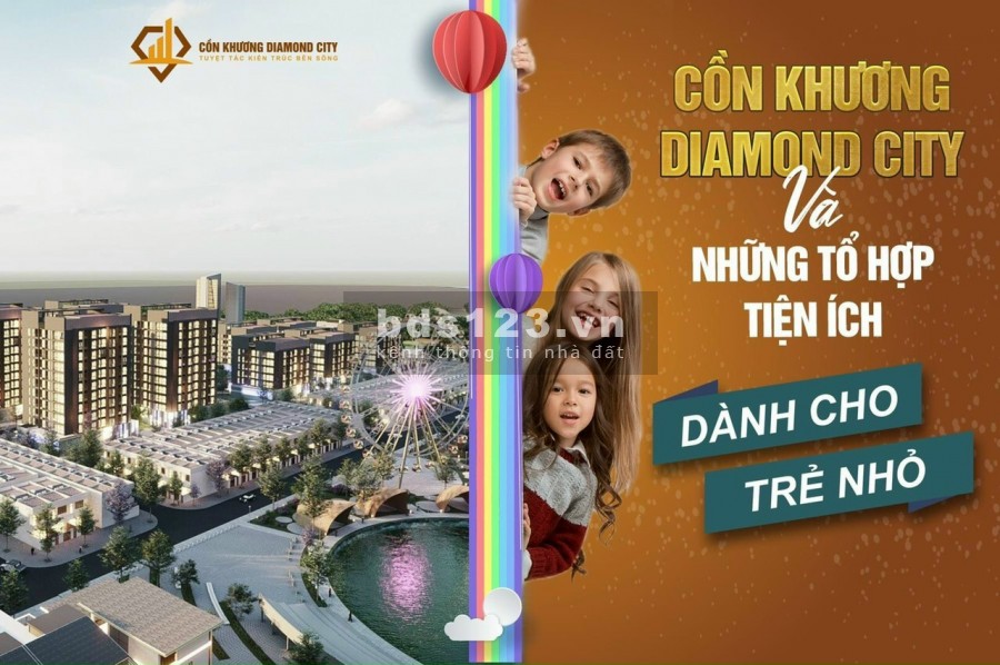 Cồn Khương Diamond City nơi tinh hoa hội tụ, phong thuỷ tốt vượng khí lh 093906890