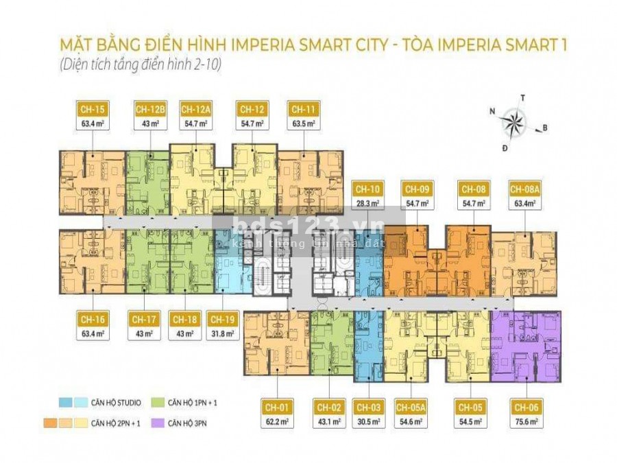 Cơ hội trúng căn Studio 1.3 tỷ khi mua căn hộ dự án Imperia Smart City