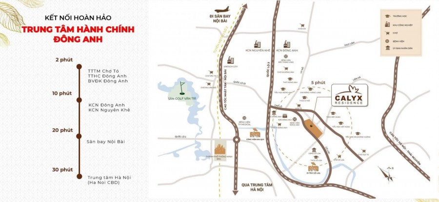 Đất nền sinh lời tại Uy Nổ, khu đô thị cao cấp Calyx Residence, giá bán 4.9 tỷ
