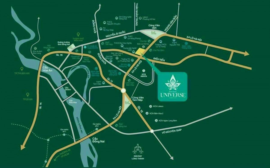 Chiết khấu sốc mùa dịch chỉ có trong tháng 07 khi mua căn hộ Biên Hòa Universe Complex. Căn 3PN giá chỉ 2,4 tỷ