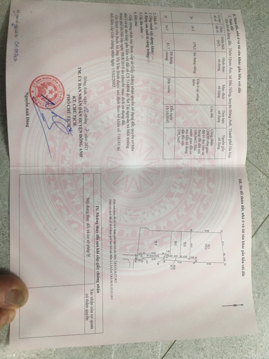 Chỉ với hơn 700 triệu có ngay đất diện tích 58m2 tại Bắc Hồng, Đông Anh