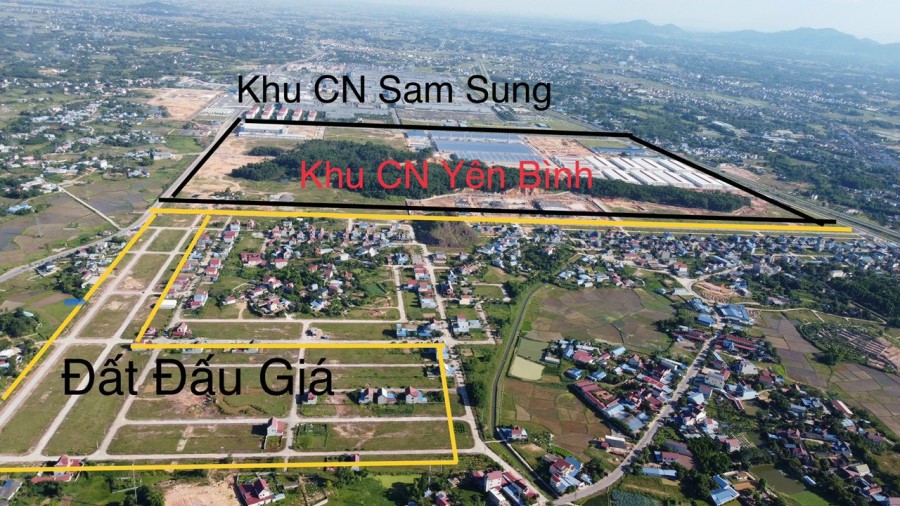 Cần Thanh khoản nhanh với giá thấp 3 lô đất 96m2 chỉ 11tr/m2 đấu giá Hồng Tiến Phổ Yên Thái Nguyên