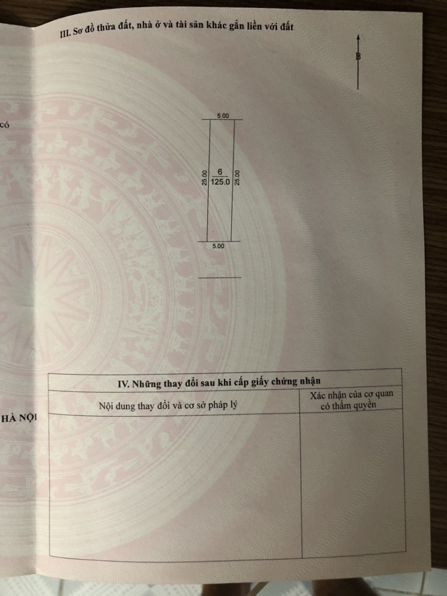 Bán đất Hải Bối Đông Anh Hà Nội 125m2 xóm 4 đường trục chính thôn ô tô tránh