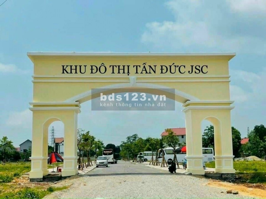 Bán khu đô thị Tấn Đức JSC CK8% Ngân hàng hỗ trợ LS0% trong 12 tháng Giá chỉ 980tr