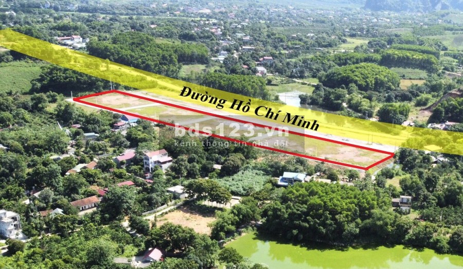 Dự án đất nền sinh lời cao mặt đường Hồ Chí Minh, sổ đỏ trung tâm, giá hợp lí