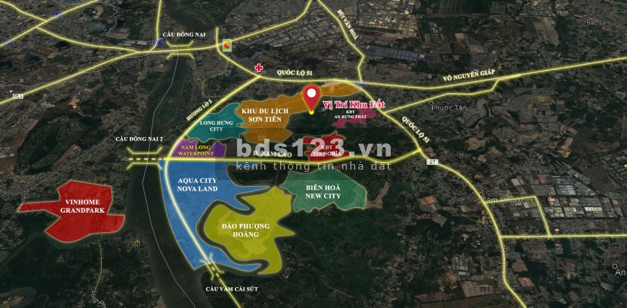 Bán đất view sông, thổ cư, sổ hồng riêng, Tp Biên Hoà.