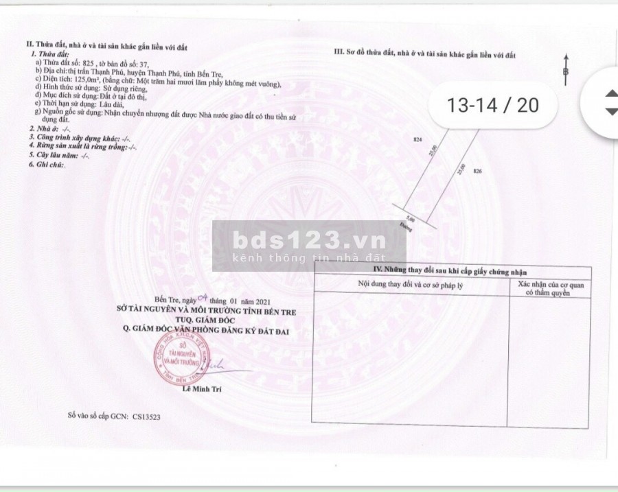 Bán đất nền dự án đã có sẵn sổ riêng, pháp lí chuẩn, ngân hàng hỗ trợ 70%