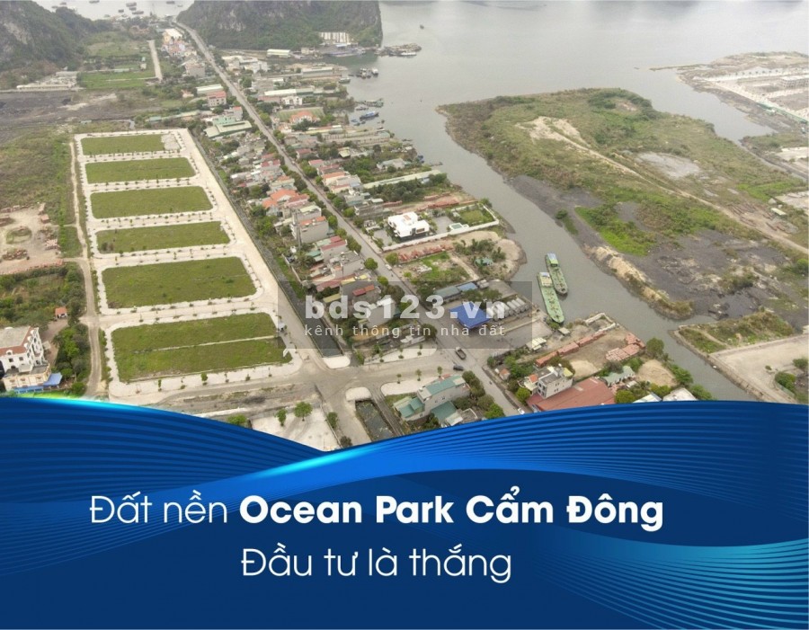 Bán 1 suất ngoại giao đất lô góc view biển đất nền đường bao biển Ocen Park