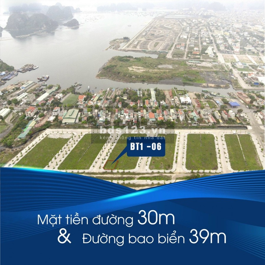 Bán 1 suất ngoại giao đất lô góc view biển đất nền đường bao biển Ocen Park