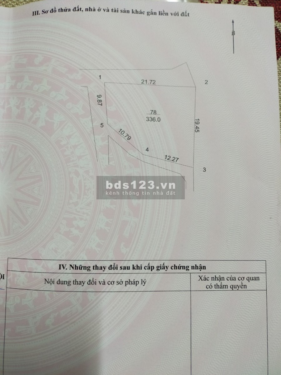 336m2 full đất ở. Ngay trường THPT Thạch Thất đi vào 300m. Làm nhà làm xưởng đều được.