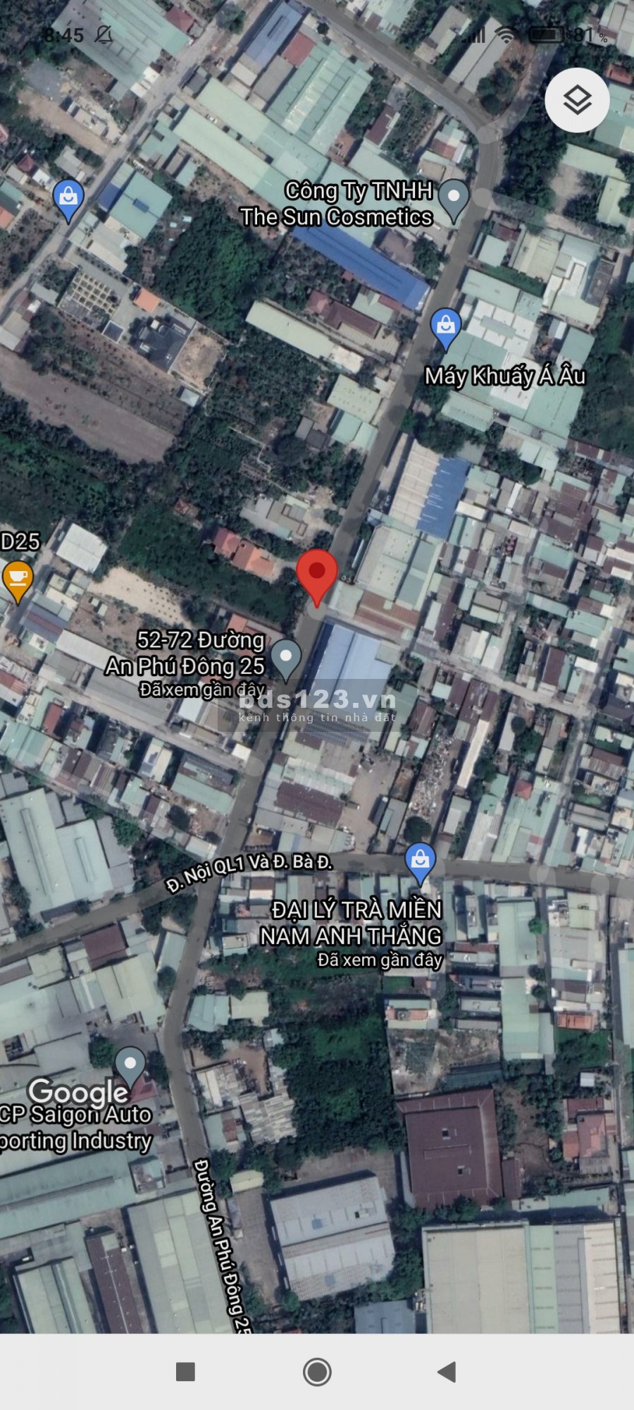 Bán kho diện tích rộng 1254m2 An Phú Đông 25 phường An Phú Đông Quận 12