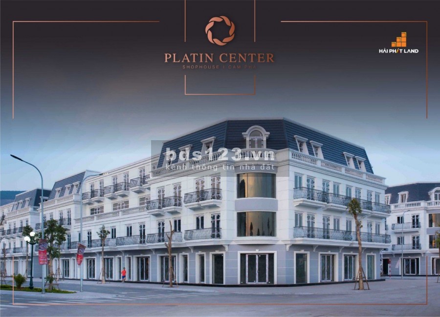 Nhượng lô shophouse siêu VIP tại Platin Center Cẩm Phả, sổ đỏ chính chủ