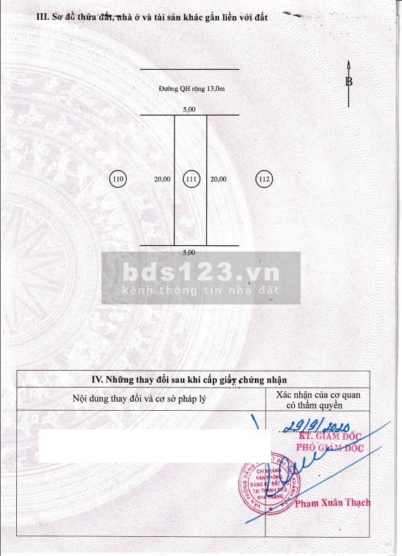 Chính chủ cần bán lô đất tái định cư Vĩnh Trung, Nha Trang giá đầu tư chỉ 1.x tỷ