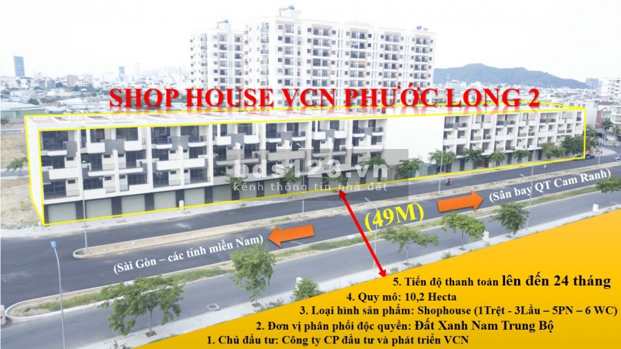 Mở bán shophouse VCN Phước Long 2 đầu tư chắc thắng CK 4% GTSP LH: 0901100248