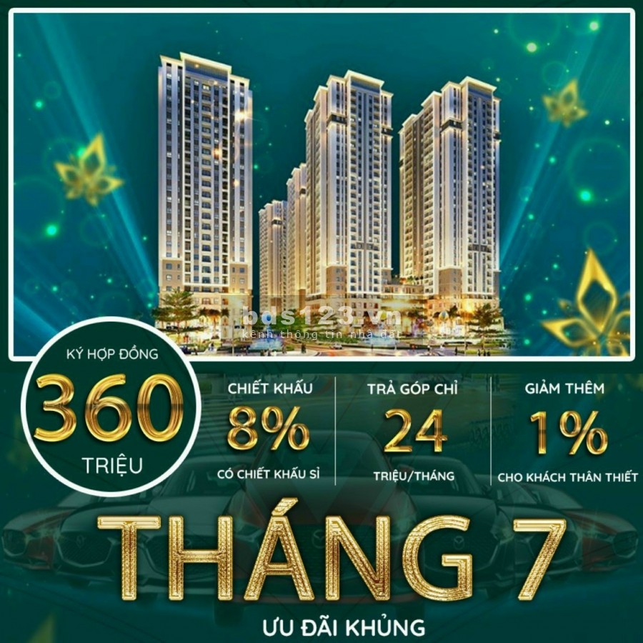 Ưu đãi sốc T7 - Lavita Thuận An - căn hộ resort trung tâm Bình Dương - tặng 2 chỉ vàng