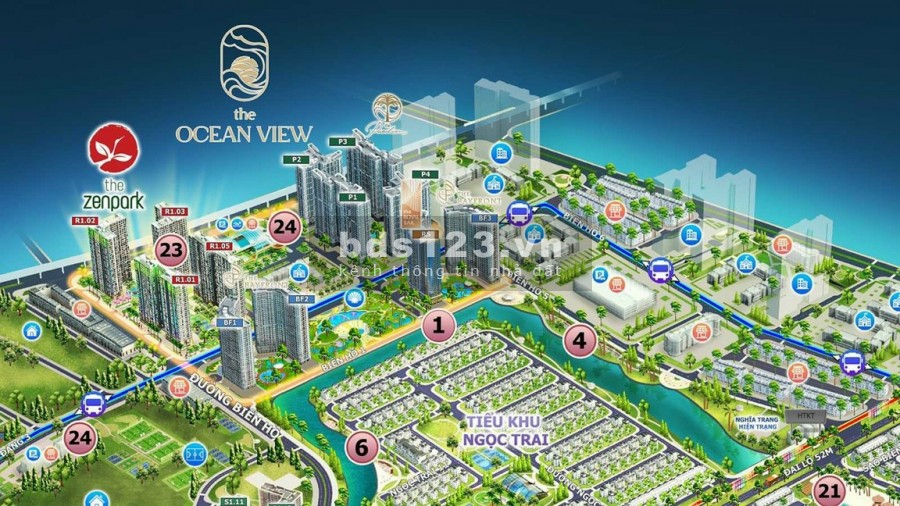 Ra mắt dự án The Ocean View trong lòng đại đô thị Vinhomes Ocean Park giá chỉ từ 35 triệu/m2