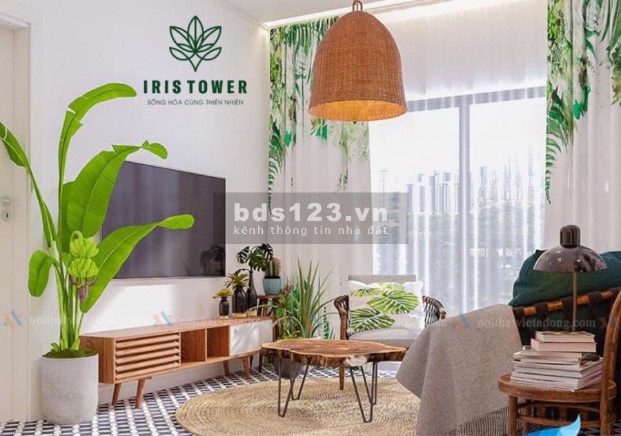 Iris Tower - 1,1 tỷ sở hữu căn hộ 2 phòng ngủ ngay trung tâm Thuận An. Thanh toán 220 triệu đến khi nhận nhà
