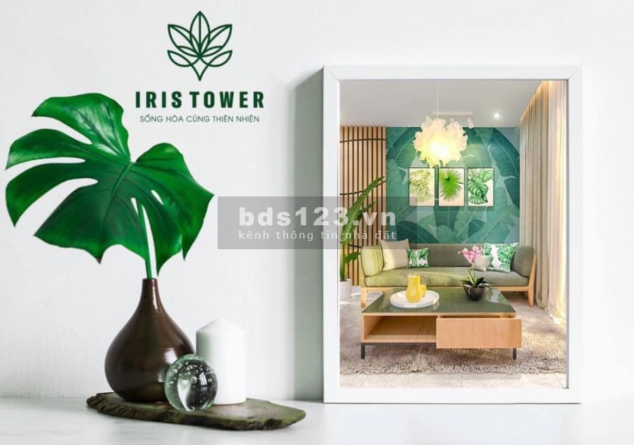 Iris Tower - 1,1 tỷ sở hữu căn hộ 2 phòng ngủ ngay trung tâm Thuận An. Thanh toán 220 triệu đến khi nhận nhà