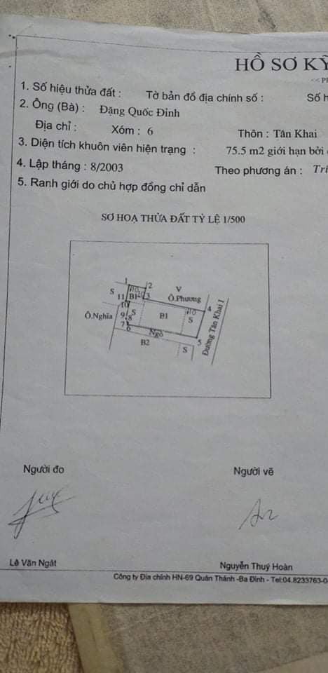 Bán gấp chính chủ thanh khoản nhanh nhà 75.5m2 Lĩnh Nam, Hoàng Mai, Ha Nội