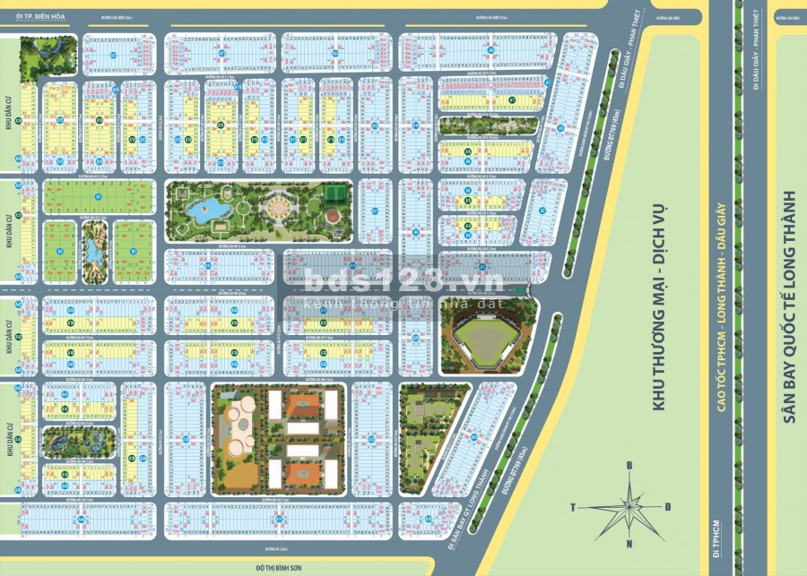 Đất nền khu vực sân bay - Century City dự án vàng - Chiếu khấu hấp dẫn - Tiềm năng sinh lời cao