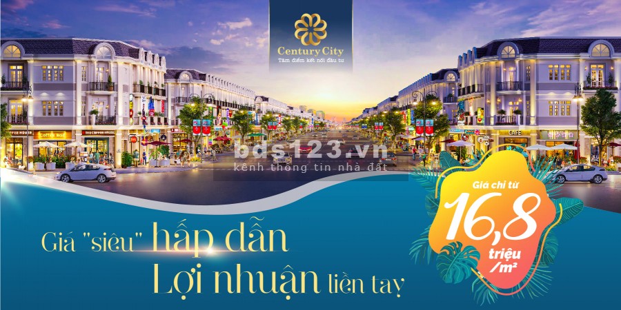 Đất nền khu vực sân bay - Century City dự án vàng - Chiếu khấu hấp dẫn - Tiềm năng sinh lời cao