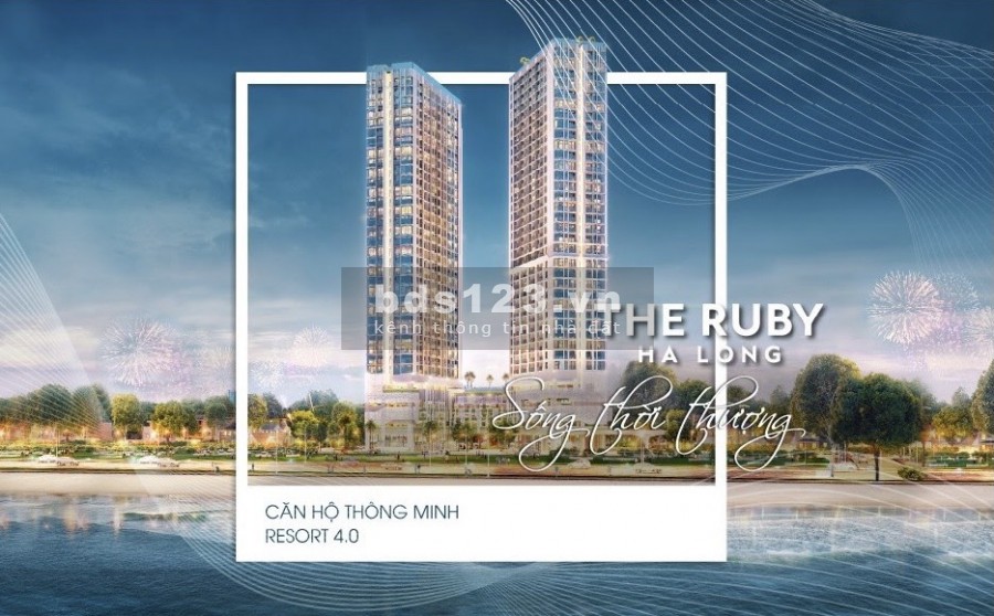 Căn hộ chung cư cao cấp The Ruby Hạ Long - View Biển. Nằm ngay ở khu đô thị mới Cao Xanh