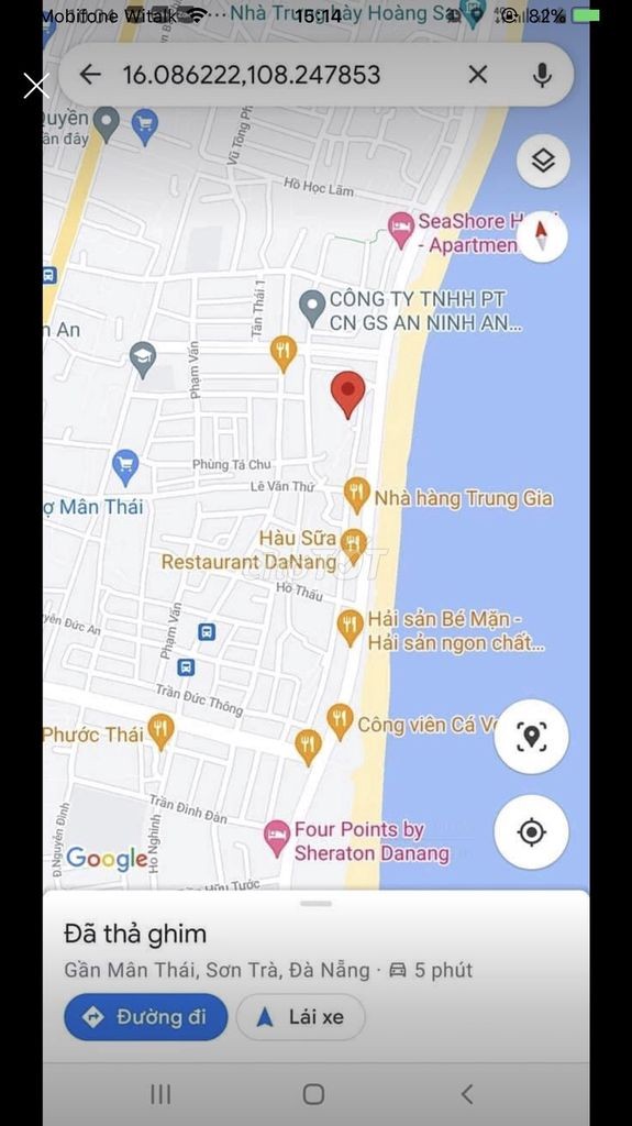 Bán gấp đất 2 mặt kiệt đường Võ Nguyên Giáp, Sơn Trà đúc kiên cố, pháp lí minh bạch