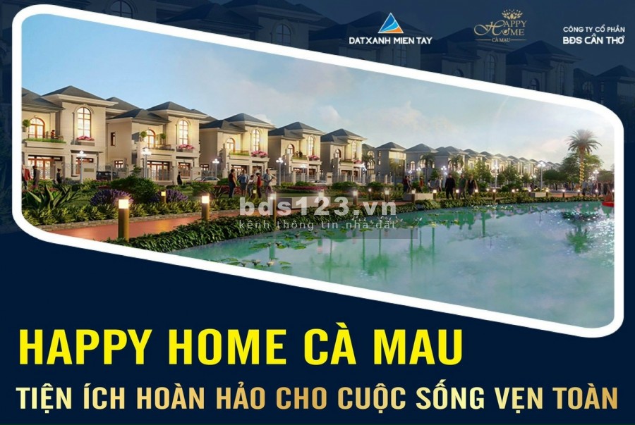 Happy Home Thành Phố Cà Mau, tậu đất vàng chỉ từ 350 triệu, sổ đỏ chính chủ