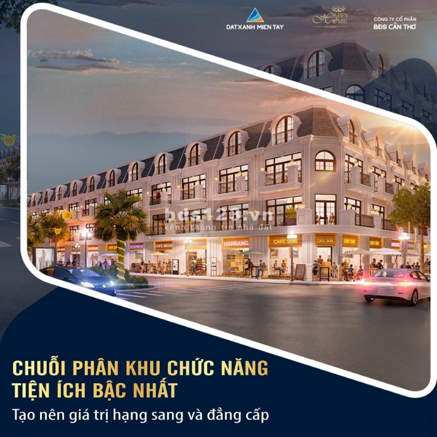 Happy Home Thành Phố Cà Mau, tậu đất vàng chỉ từ 350 triệu, sổ đỏ chính chủ