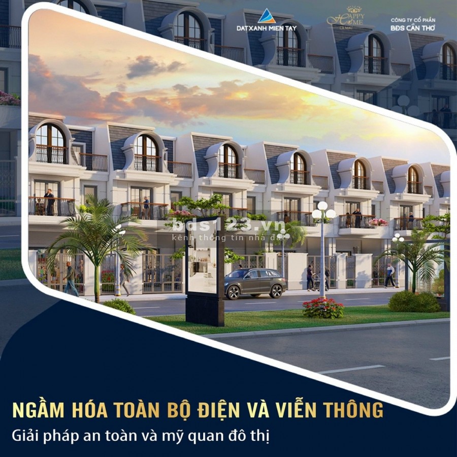 Happy Home Thành Phố Cà Mau, tậu đất vàng chỉ từ 350 triệu, sổ đỏ chính chủ