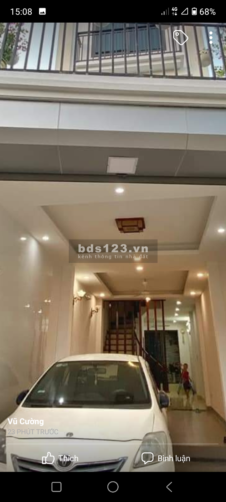 Bán nhà nguyên căn Hồng Tiến 5 tầng đúc kiên cố ô tô vào nhà Quận Long Biên