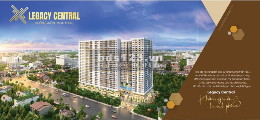 Bán căn hộ chung cư Legacy Central sở hữu căn hộ tại thành phố Thuận An, lhcc