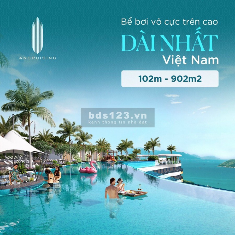 Căn hộ nghĩ dưỡng cao cấp Ancruising Nha Trang, sở hữu lâu dài sổ sẵn tiện ích đầy đủ