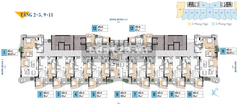 Aria Vũng Tàu 2PN-85m2, Tầng 8, Giá 2.9 tỷ đã thuế, Chiết khấu 6%, Tặng 3 Lượng Sjc, Tháng 9/2021