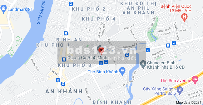 Cho thuê căn hộ P 7, lầu 11, chung cư Bình minh, đường Lương Đình Của, Bình An, Quận 2