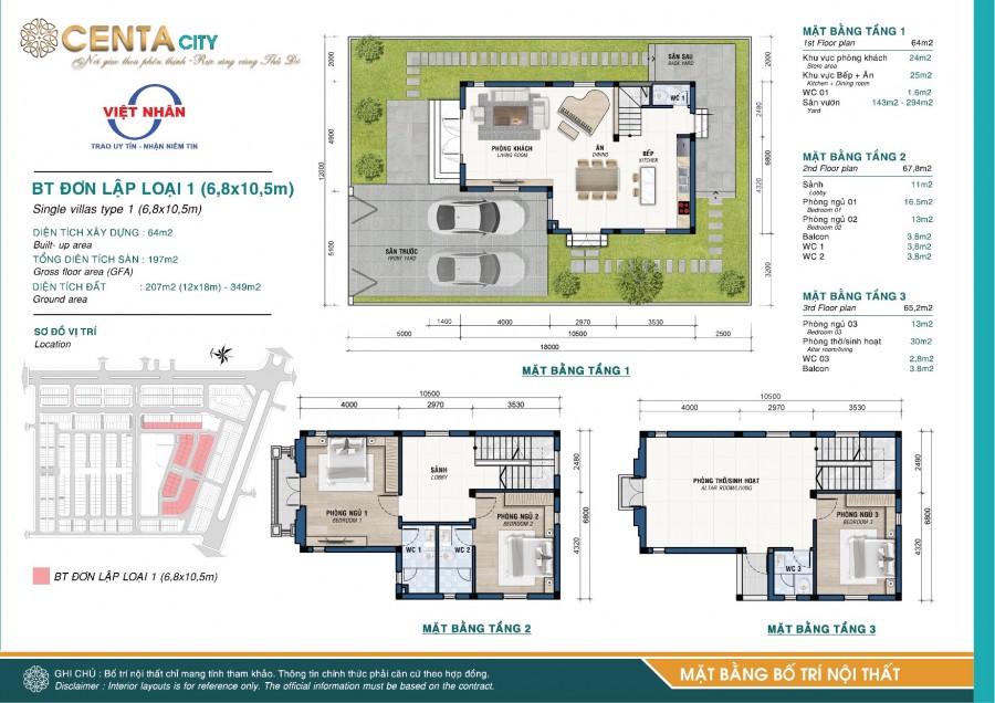 Biệt thự đơn lập 216m2 view hồ điều hòa , công viên cây xanh tiêu chuẩn Singapore