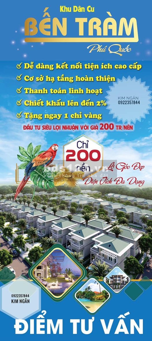 Đầu tư đất nền ngay chỉ với 200 triệu tại Phú Quốc, chiết khấu tốt cho khách hàng