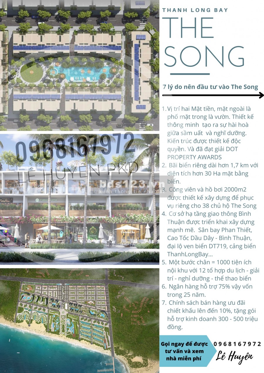 Nhà phố nghĩ dưỡng 2 mặt tiền ven biển Gần cảng du thuyền, lh 0968167972, giá 1.8 tỷ
