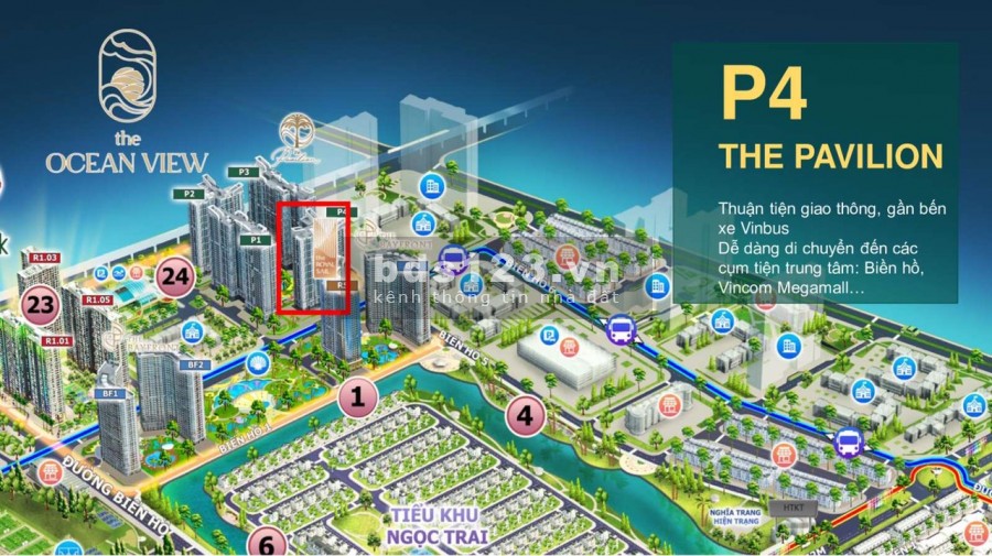 Mở bán chung cư Vinhomes Ocean View, diện tích 78,2 m2, 2PN (0964.265.222)