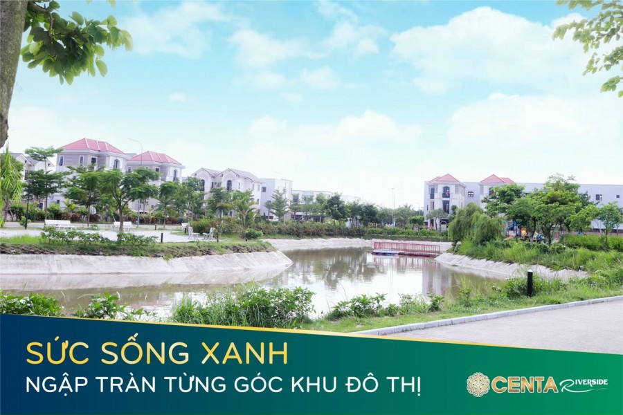 Biệt thự đơn lập 216m2 view hồ điều hòa , công viên cây xanh tiêu chuẩn Singapore